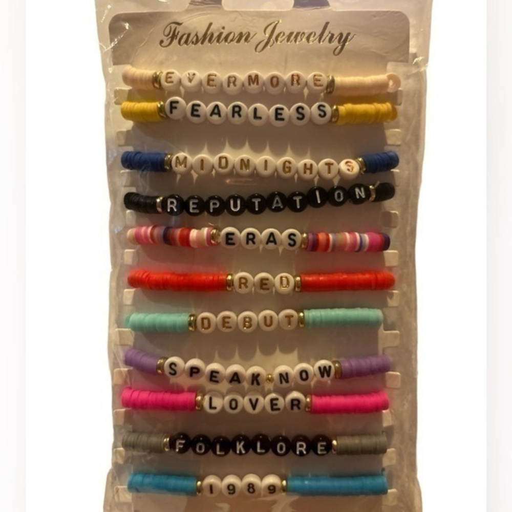 Taylor Swift Eras Tour Friendship Bracelets (11 Total)